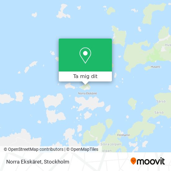 Norra Ekskäret karta