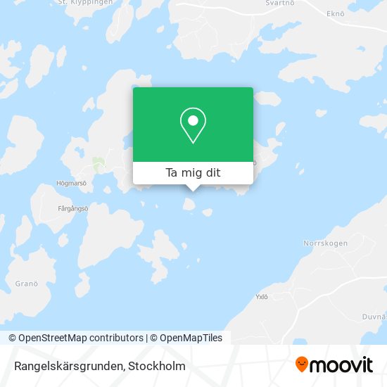 Rangelskärsgrunden karta