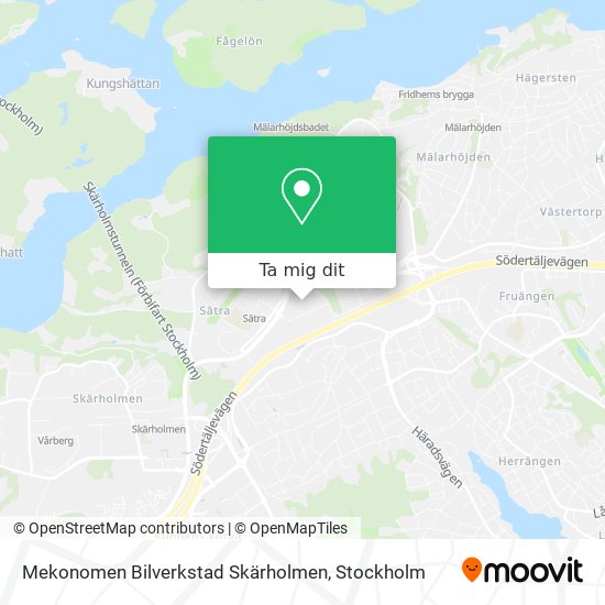 Mekonomen Bilverkstad Skärholmen karta