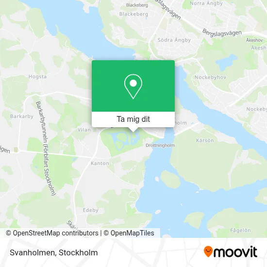 Svanholmen karta