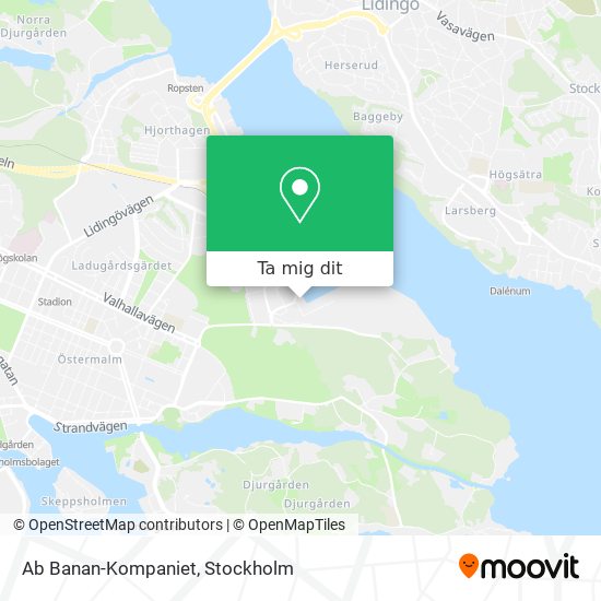 Ab Banan-Kompaniet karta