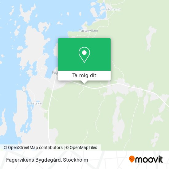 Fagervikens Bygdegård karta
