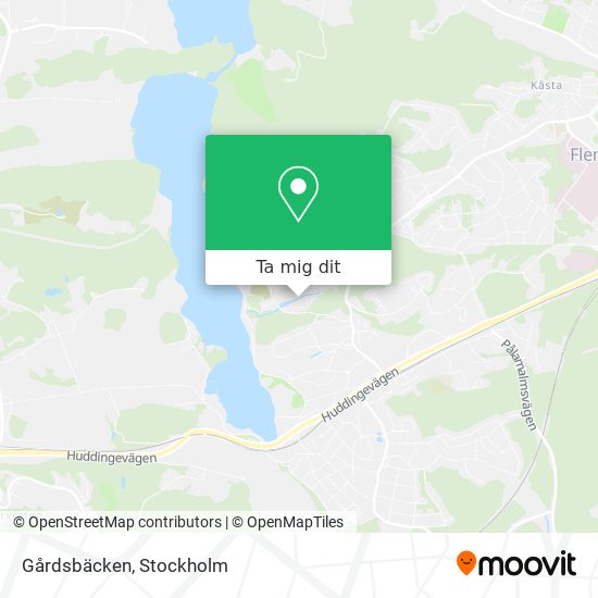 Gårdsbäcken karta