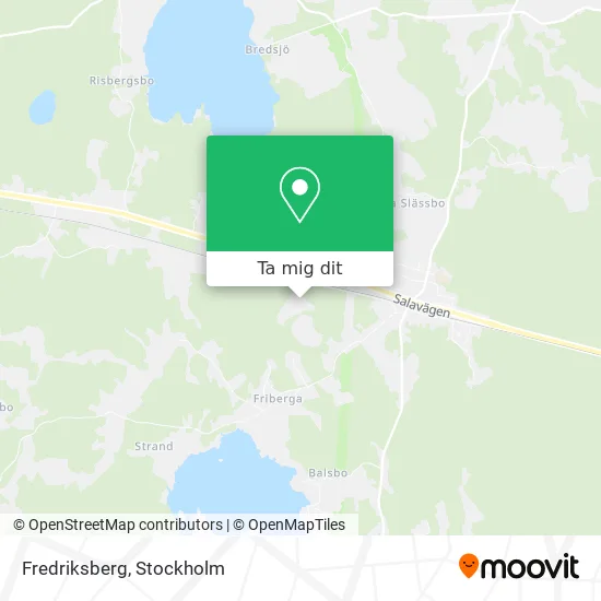 Fredriksberg karta