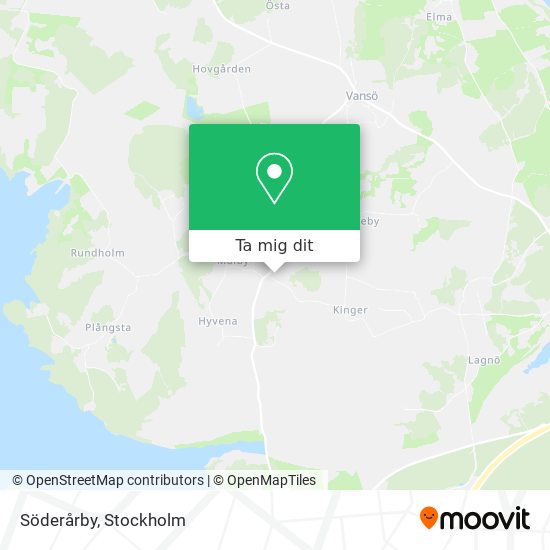 Söderårby karta