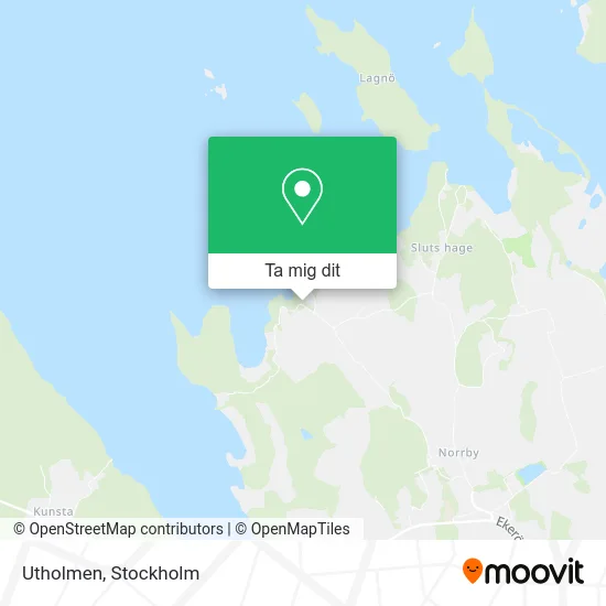 Utholmen karta