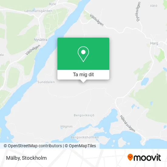 Mälby karta