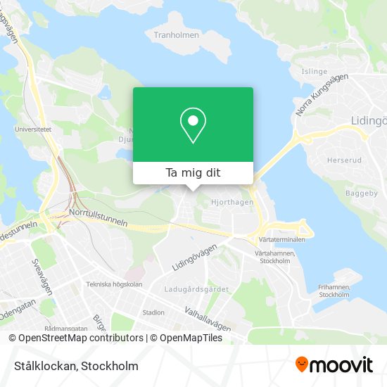 Stålklockan karta