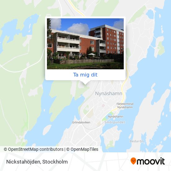 Nickstahöjden karta