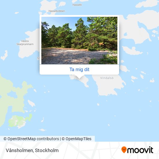 Vånsholmen karta