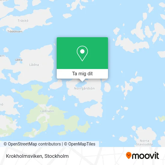 Krokholmsviken karta