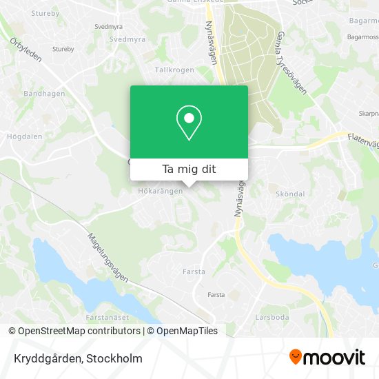 Kryddgården karta