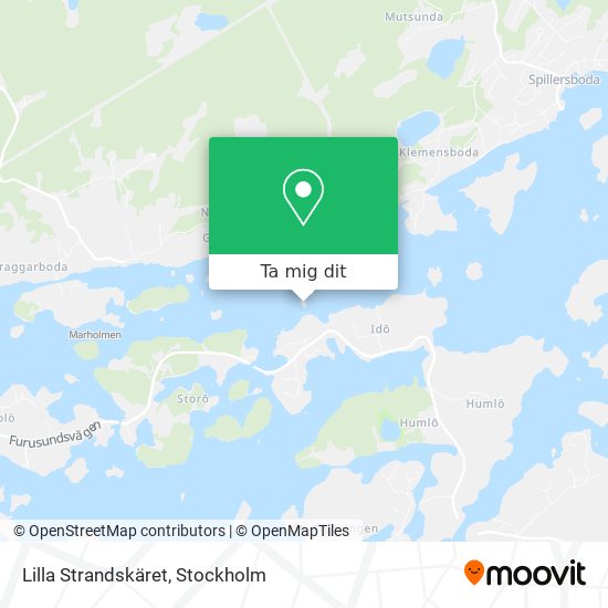 Lilla Strandskäret karta