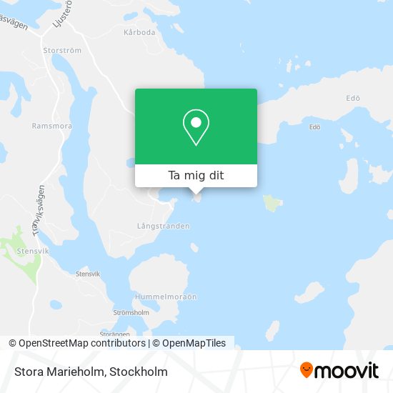 Stora Marieholm karta