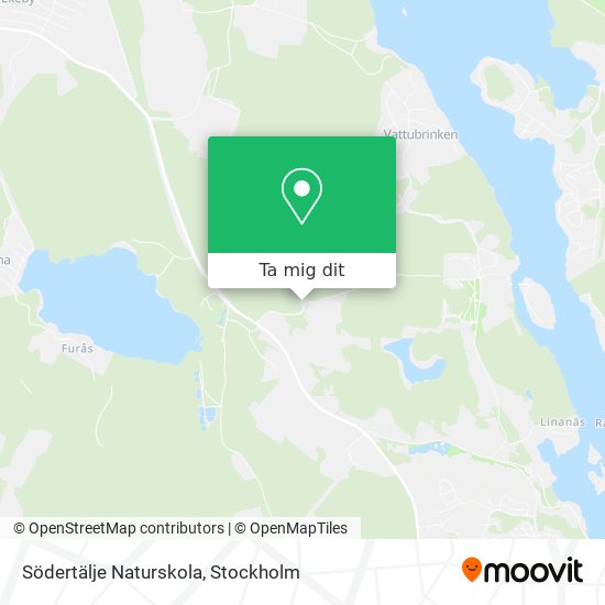 Södertälje Naturskola karta