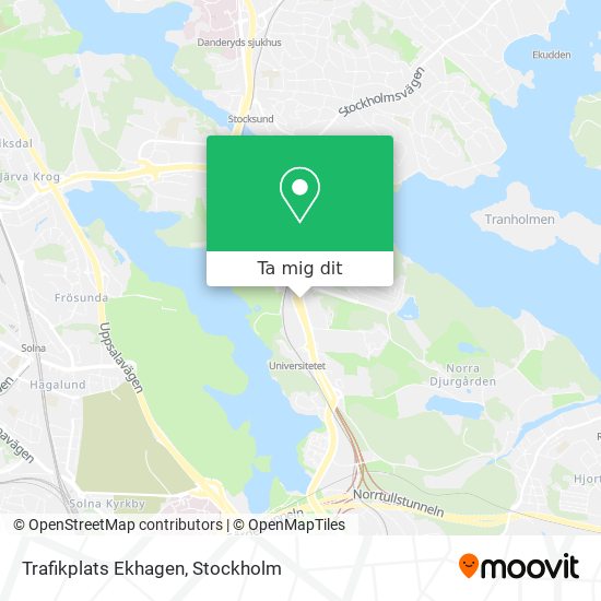 Trafikplats Ekhagen karta