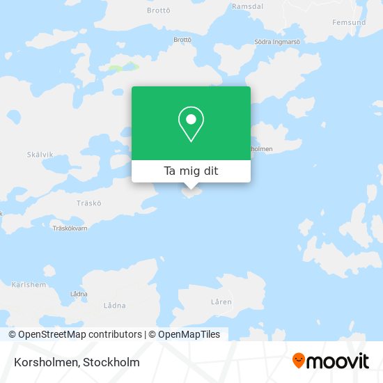 Korsholmen karta