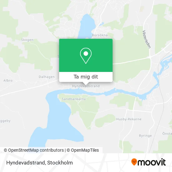 Hyndevadstrand karta