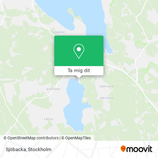 Sjöbacka karta