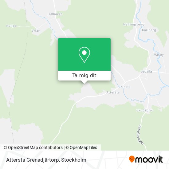 Attersta Grenadjärtorp karta