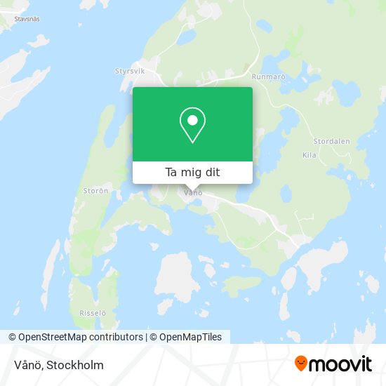 Vånö karta