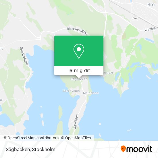 Sågbacken karta