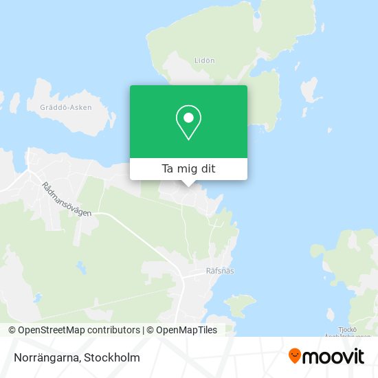 Norrängarna karta