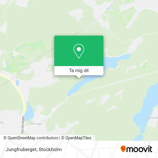 Jungfruberget karta