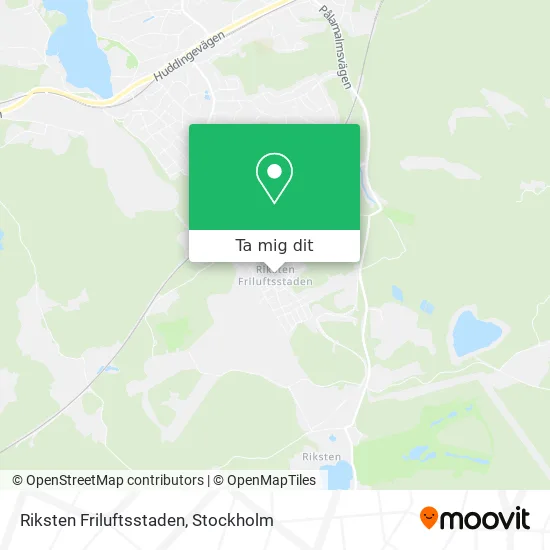 Riksten Friluftsstaden karta