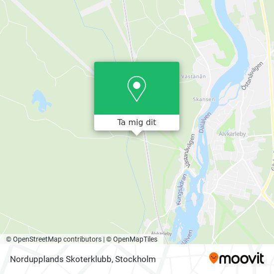 Nordupplands Skoterklubb karta