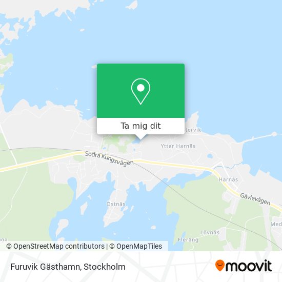 Furuvik Gästhamn karta