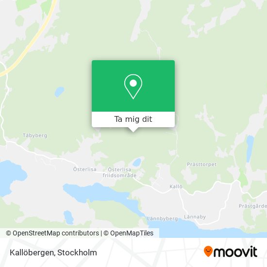 Kallöbergen karta