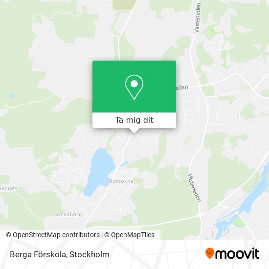 Berga Förskola karta