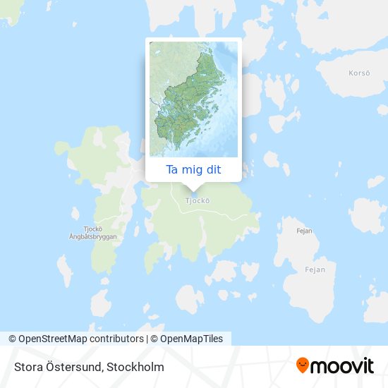 Stora Östersund karta