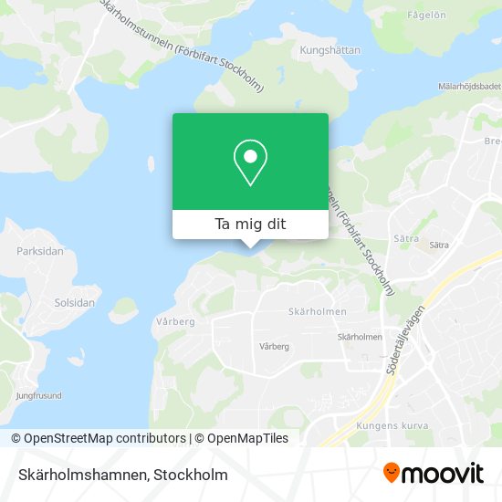 Skärholmshamnen karta