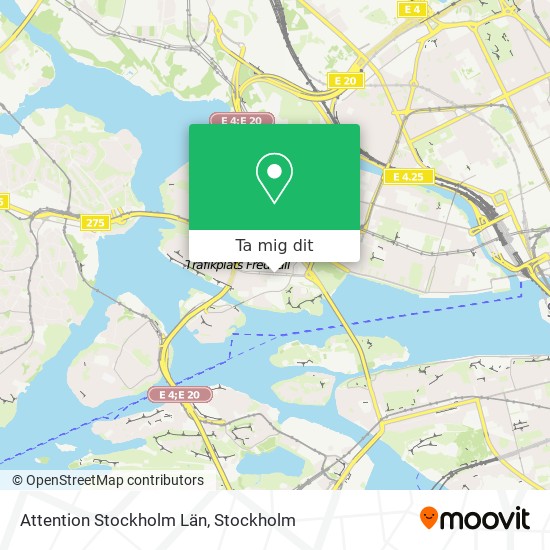 Attention Stockholm Län karta
