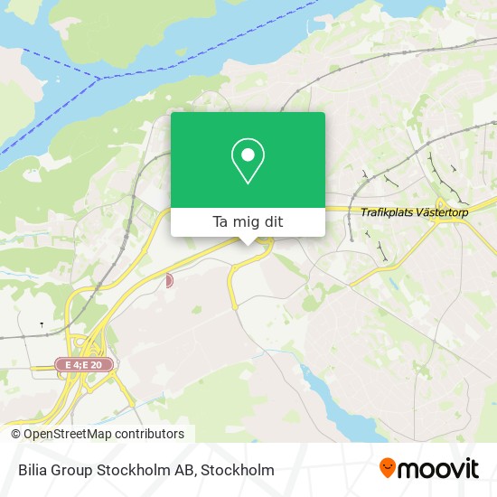 Bilia Group Stockholm AB karta