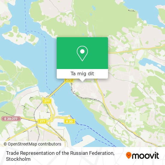 Trade Representation of the Russian Federation karta