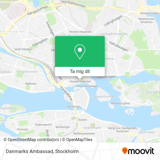 Danmarks Ambassad karta