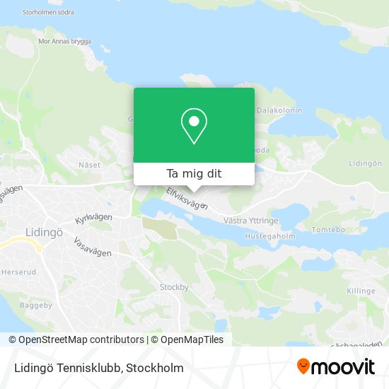 Lidingö Tennisklubb karta