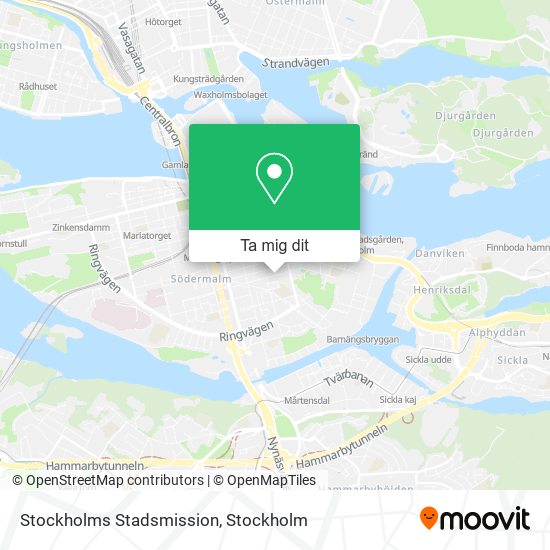 Stockholms Stadsmission karta