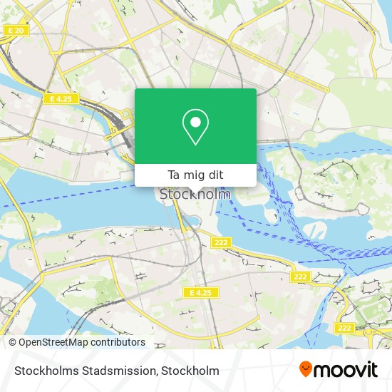 Stockholms Stadsmission karta