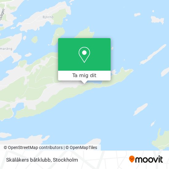 Skälåkers båtklubb karta