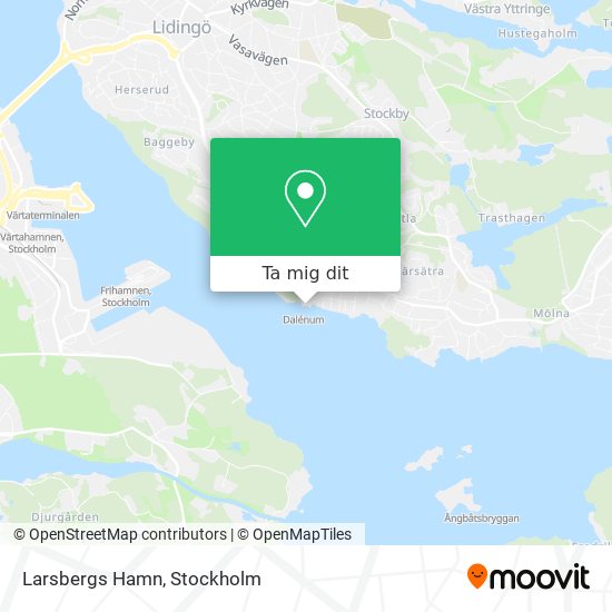 Larsbergs Hamn karta