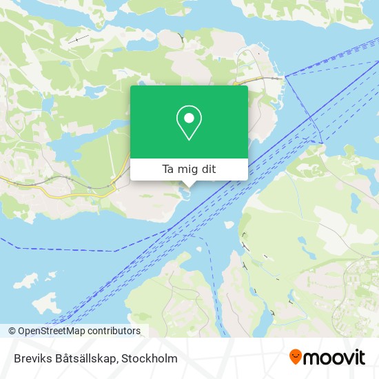 Breviks Båtsällskap karta