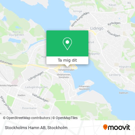 Stockholms Hamn AB karta