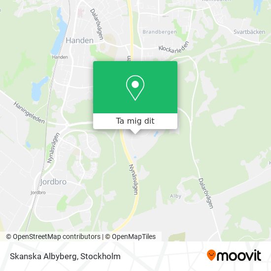 Skanska Albyberg karta