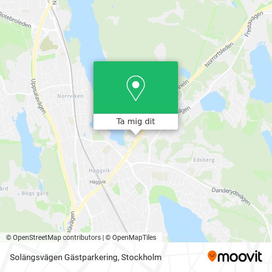 Solängsvägen Gästparkering karta