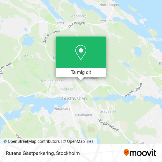 Rutens Gästparkering karta