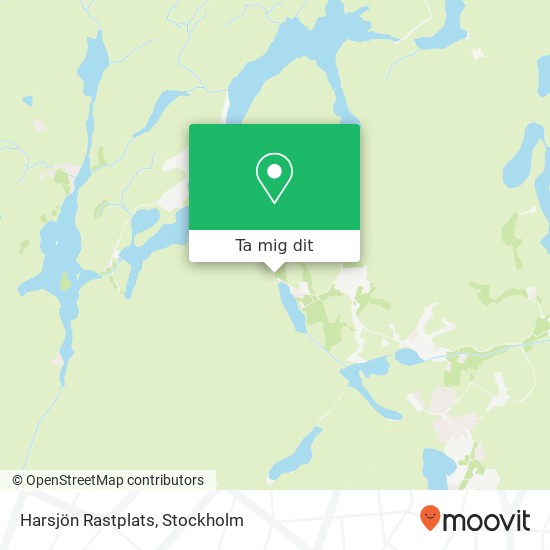 Harsjön Rastplats karta